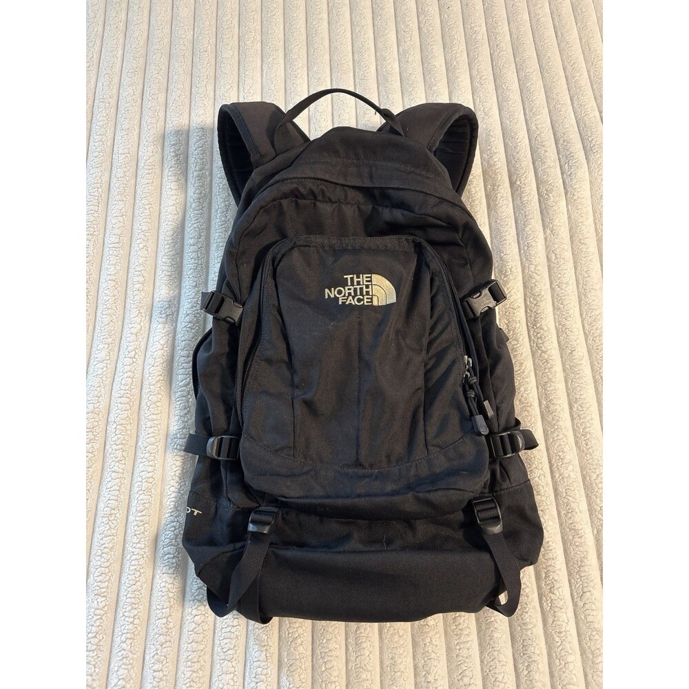 The North Face HOT SHOT Backpack Black Daypack NM2DQ51A Hiking Vintage (?)